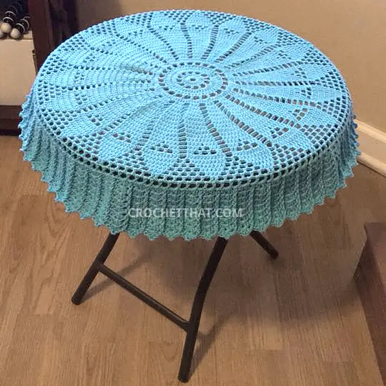 Free Crochet Tablecloth Doily Pattern
